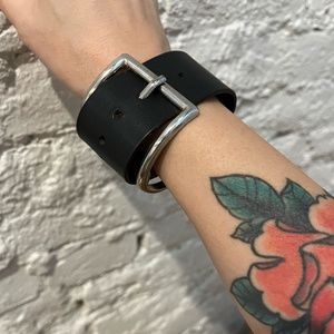 Ann Demeulemeester Leather Bracelet